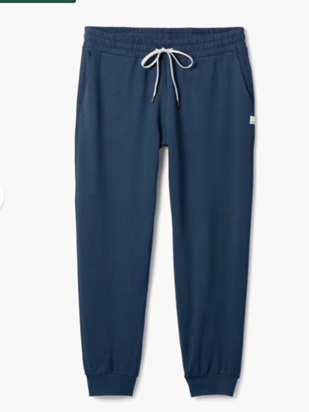Vuori performance joggers blue medium